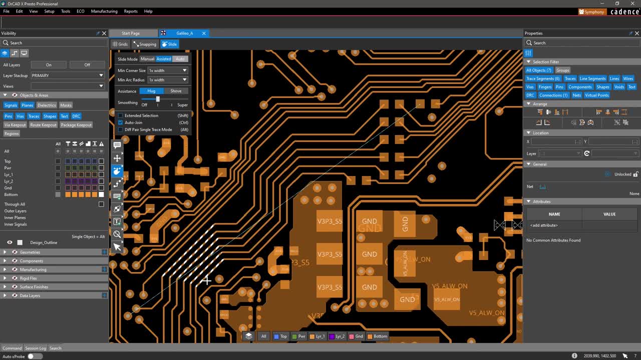 OrCAD X Presto - Next Gen PCB Layout Interface | EMA Design Automation