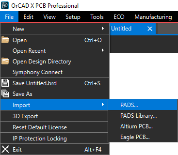 PADSImport Step2