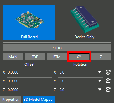 Map 3D models directly in the 3d canvas in OrCAD X Presto