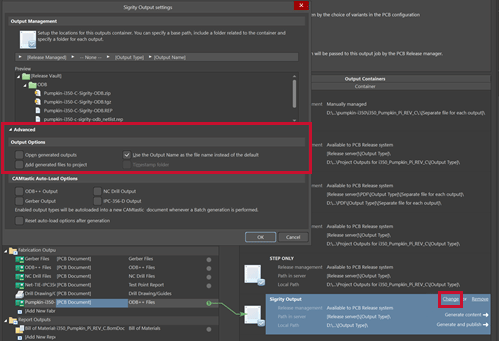 Export an ODB++ file from Altium to perform SI/PI analysis on Altium Designer Projects in Sigrity 