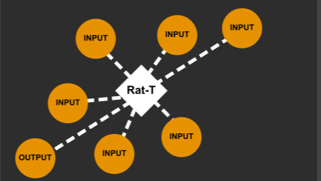 Using Rat-T terminal point constraint definition to implement far end cluster routing topology.